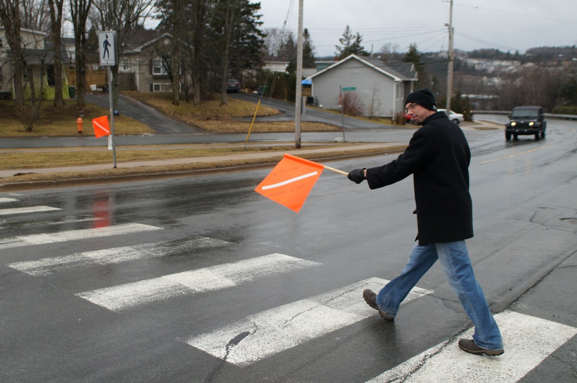 Halifax Ped CRossing Flag